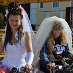 Невесты на велосипедах конкурс в Пинске